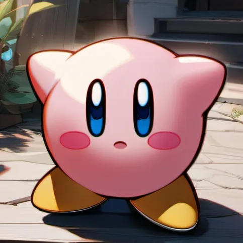 chat with ai character: Kirby 