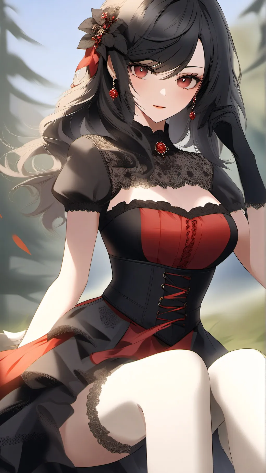 ai character: Queen  background