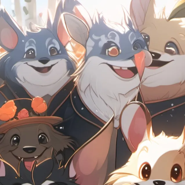 chat with ai character: smiling critters