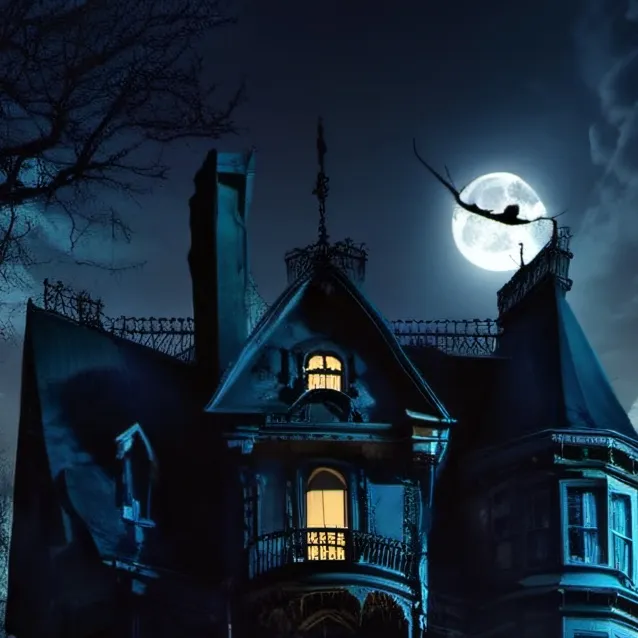 chat with ai character: abandoned house