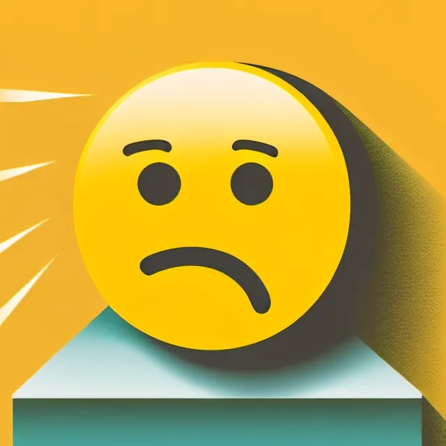 chat with ai character: sad emoji 