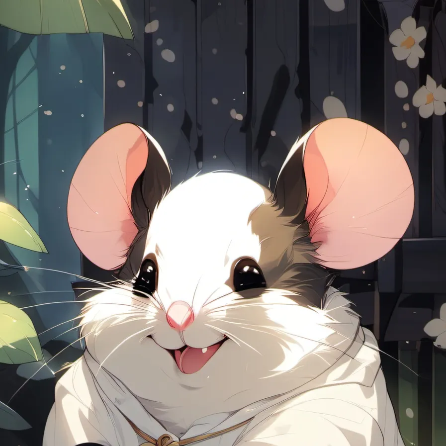 chat with ai character: chubby mouse
