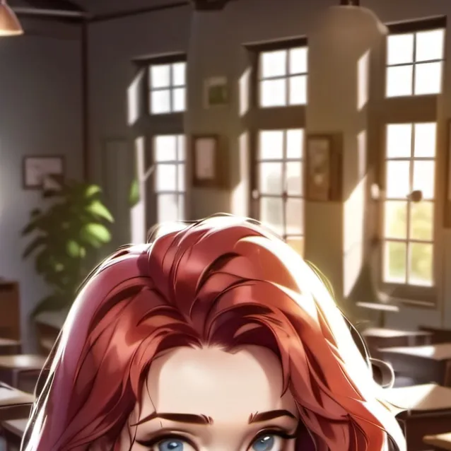 chat with ai character: classroom