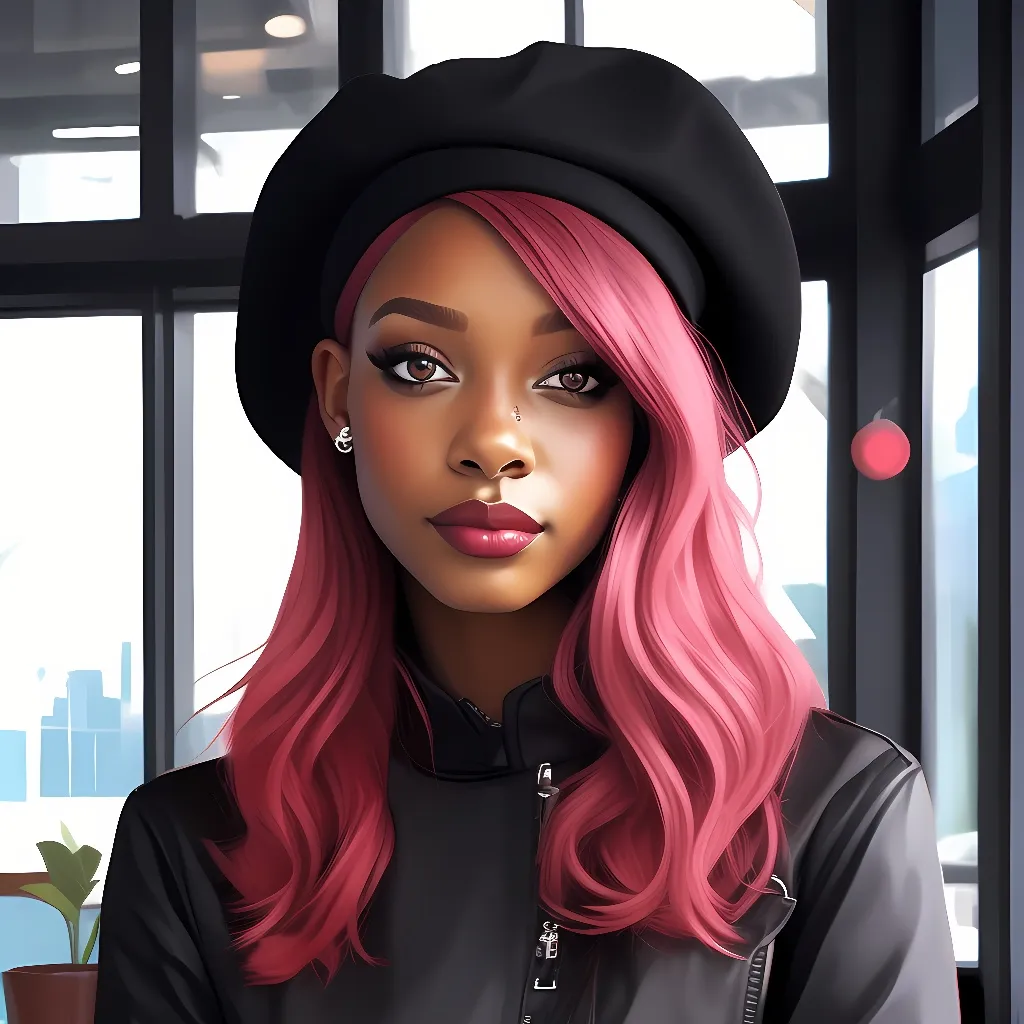 chat with ai character: Beret Girl