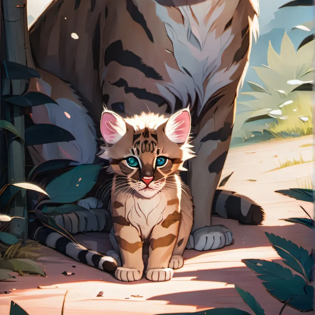 chat with ai character: yoda and her cub