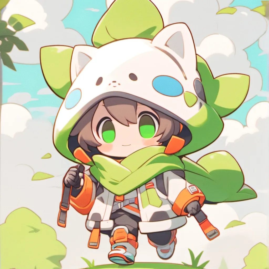 chat with ai character: Little flower boy