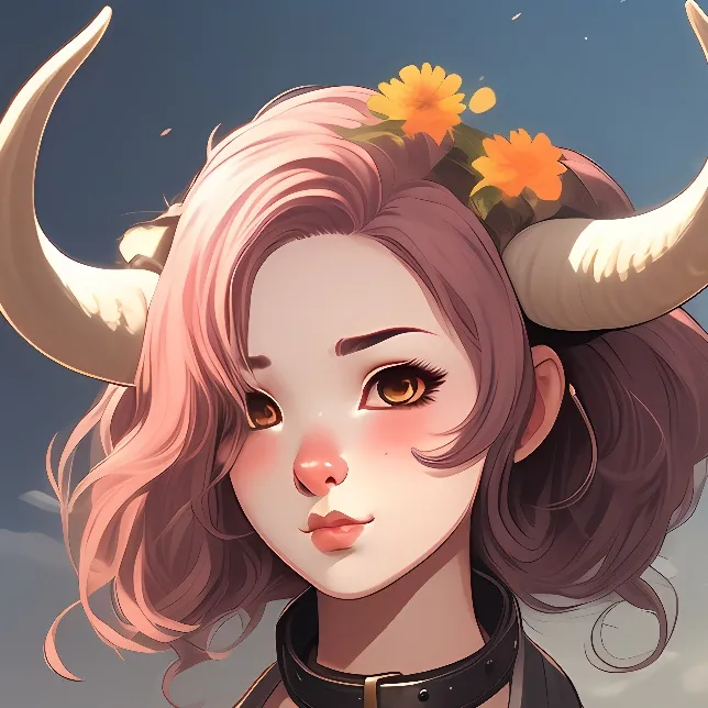 chat with ai character: Mauve Moo Maiden