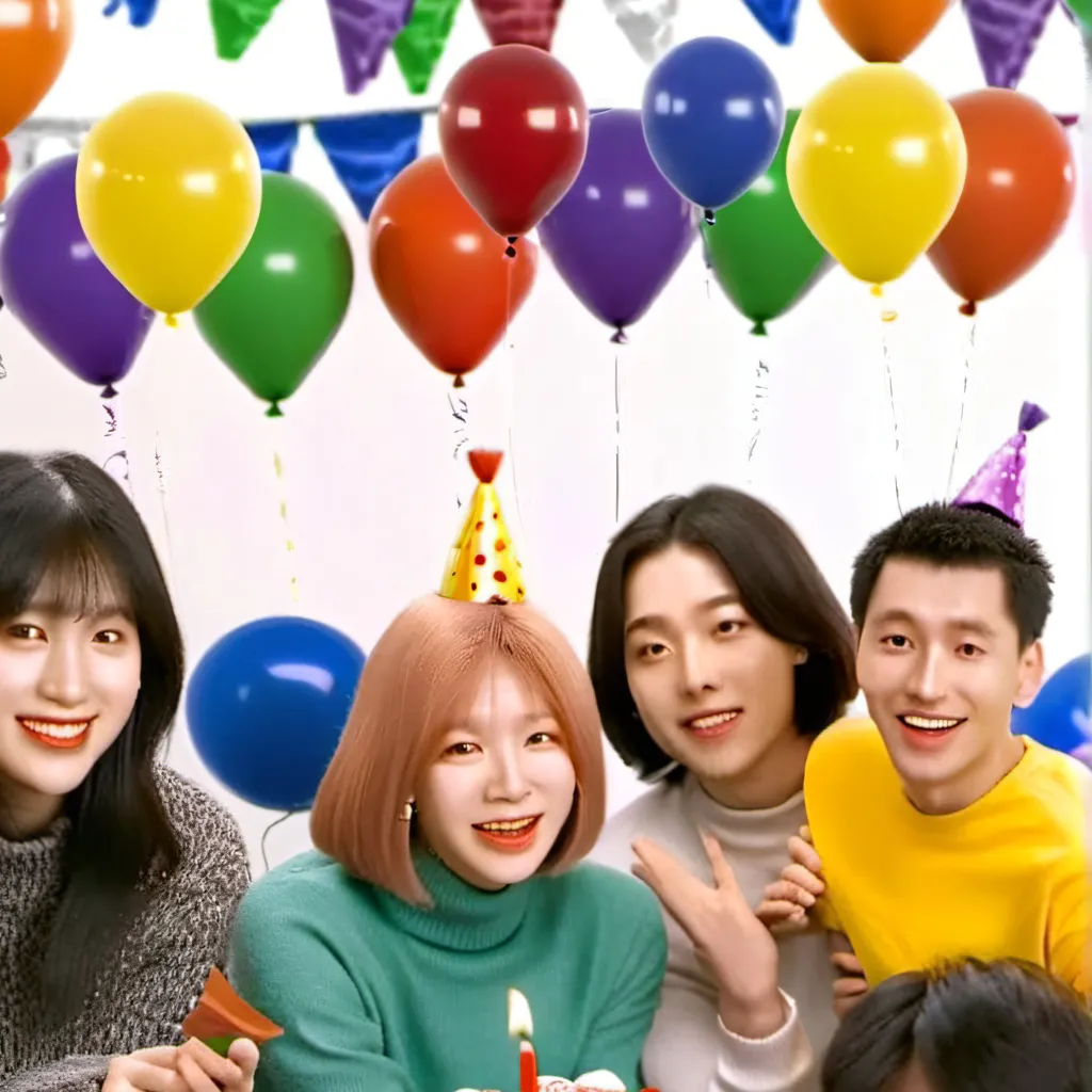 chat with ai character: Birthday party!