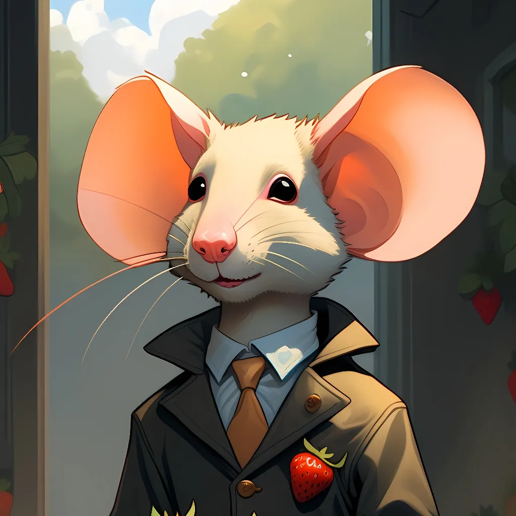 chat with ai character: strawberry rat