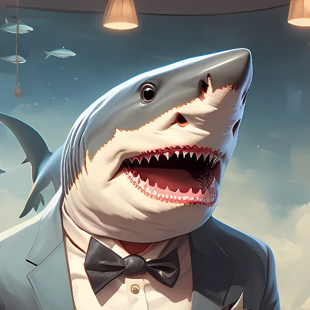 chat with ai character: stupid shark