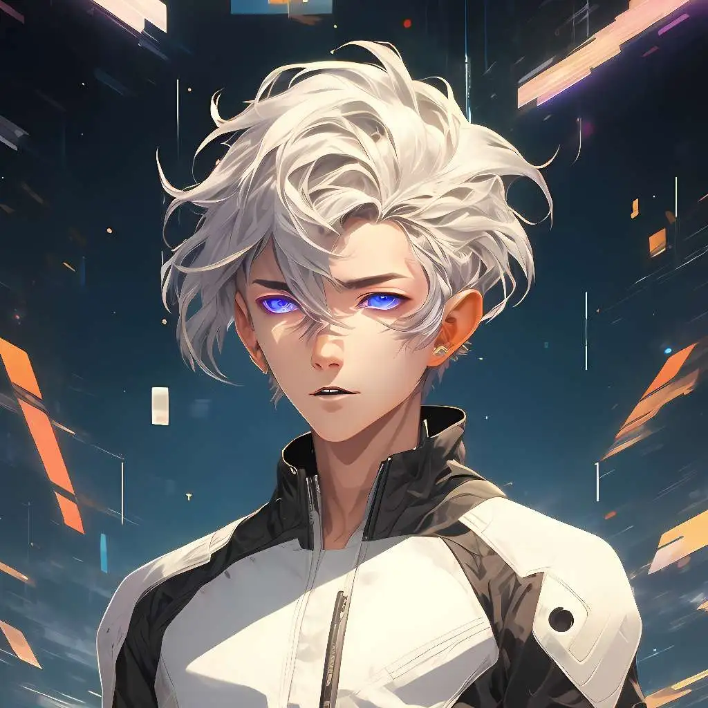 chat with ai character: Glitch(human form)