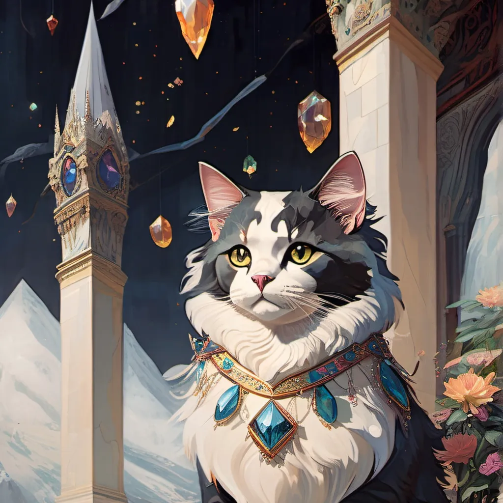 chat with ai character: Gem cat