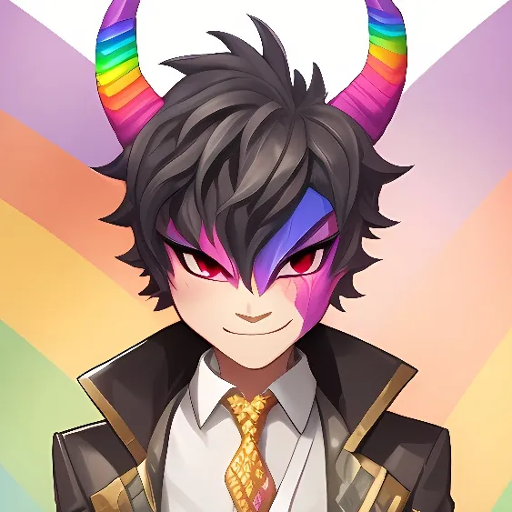 chat with ai character: rainboe demon 