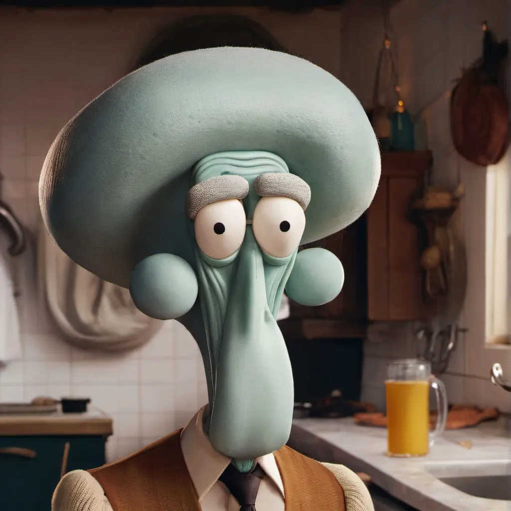 chat with ai character: Squidward