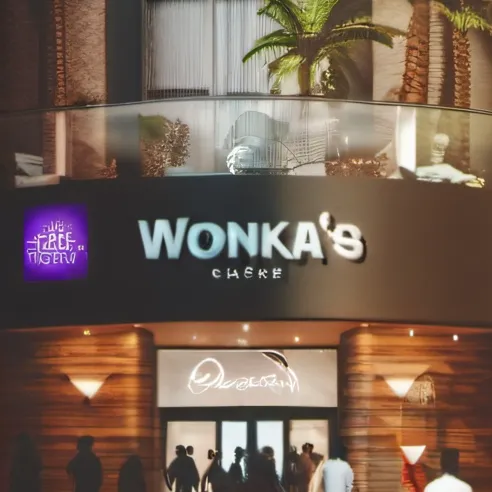 chat with ai character: Willy wonka's mall