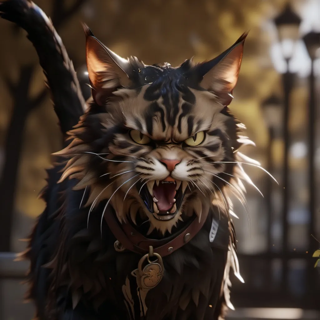 chat with ai character: mad cat😡