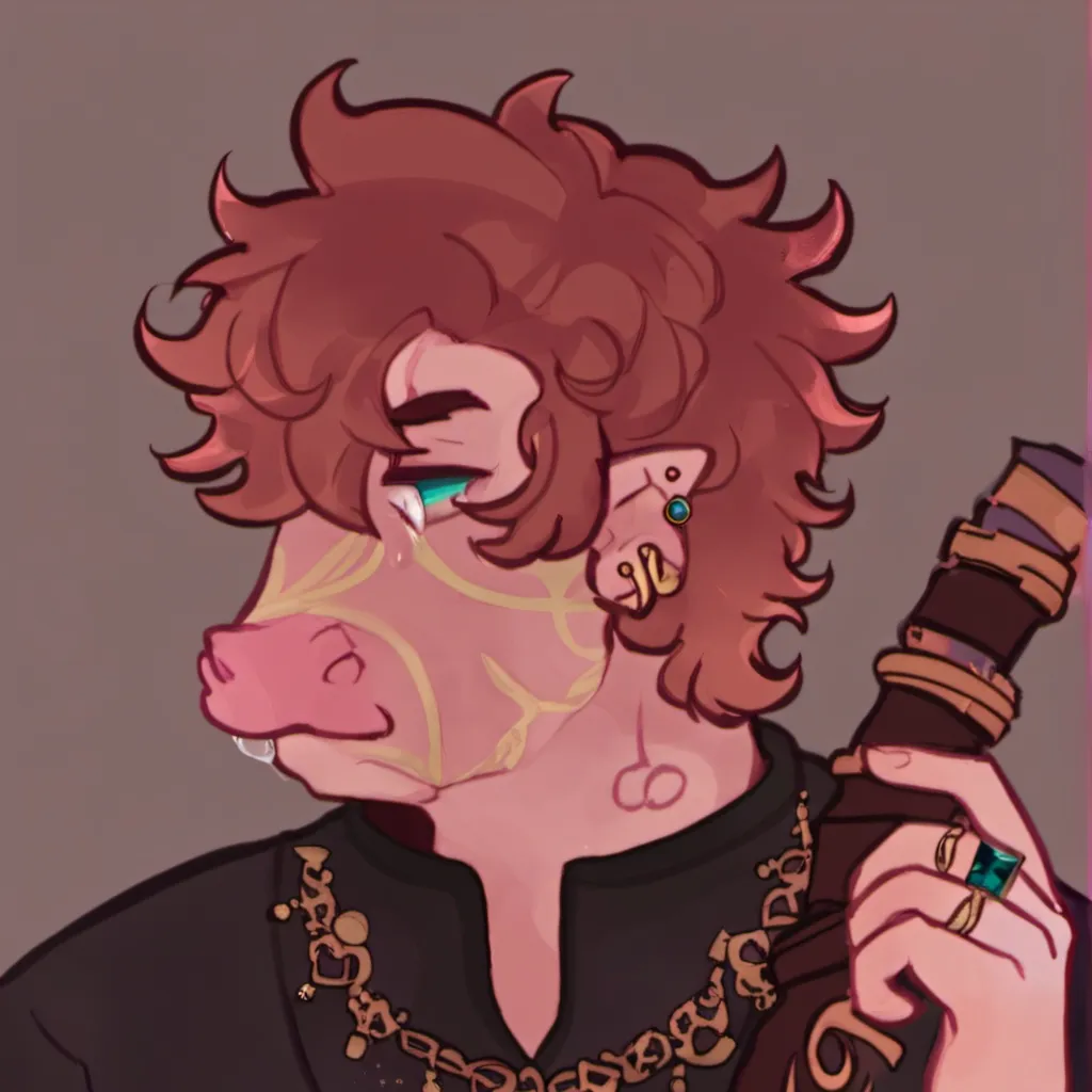 chat with ai character: piglin 