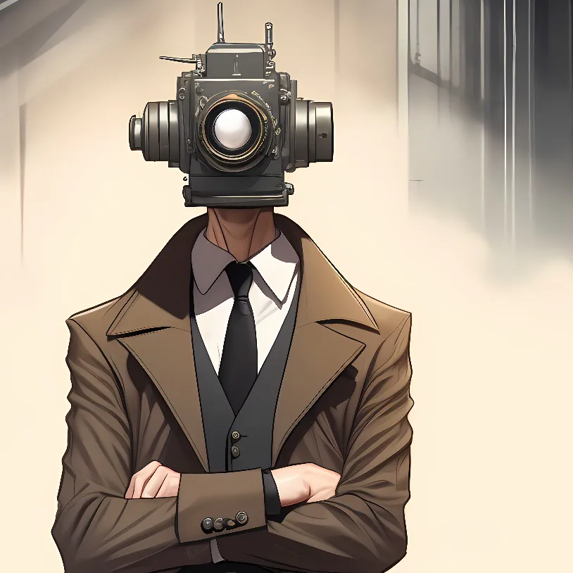 chat with ai character:  Brown cameraman 