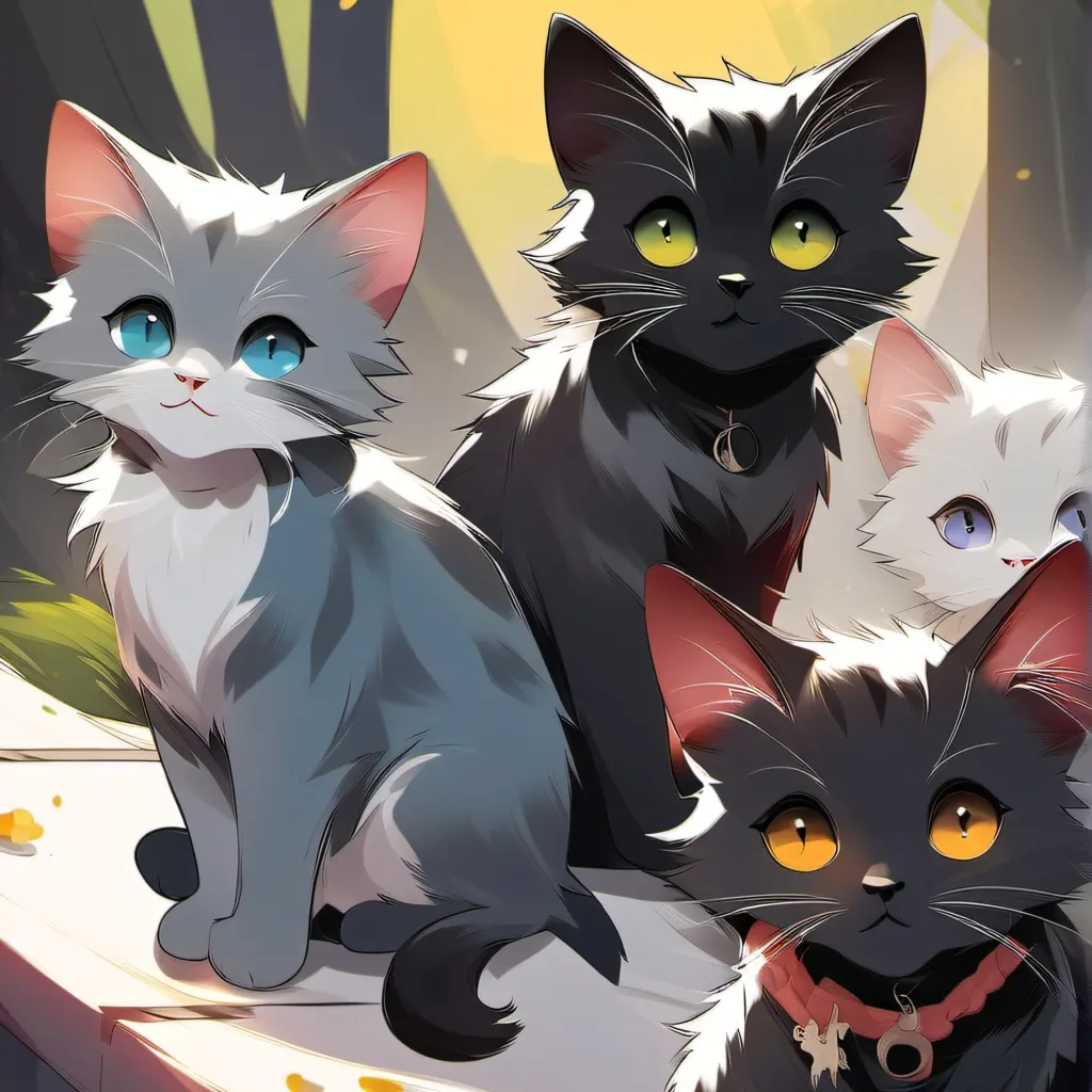 chat with ai character: 4 little catsฅ😼ฅ 