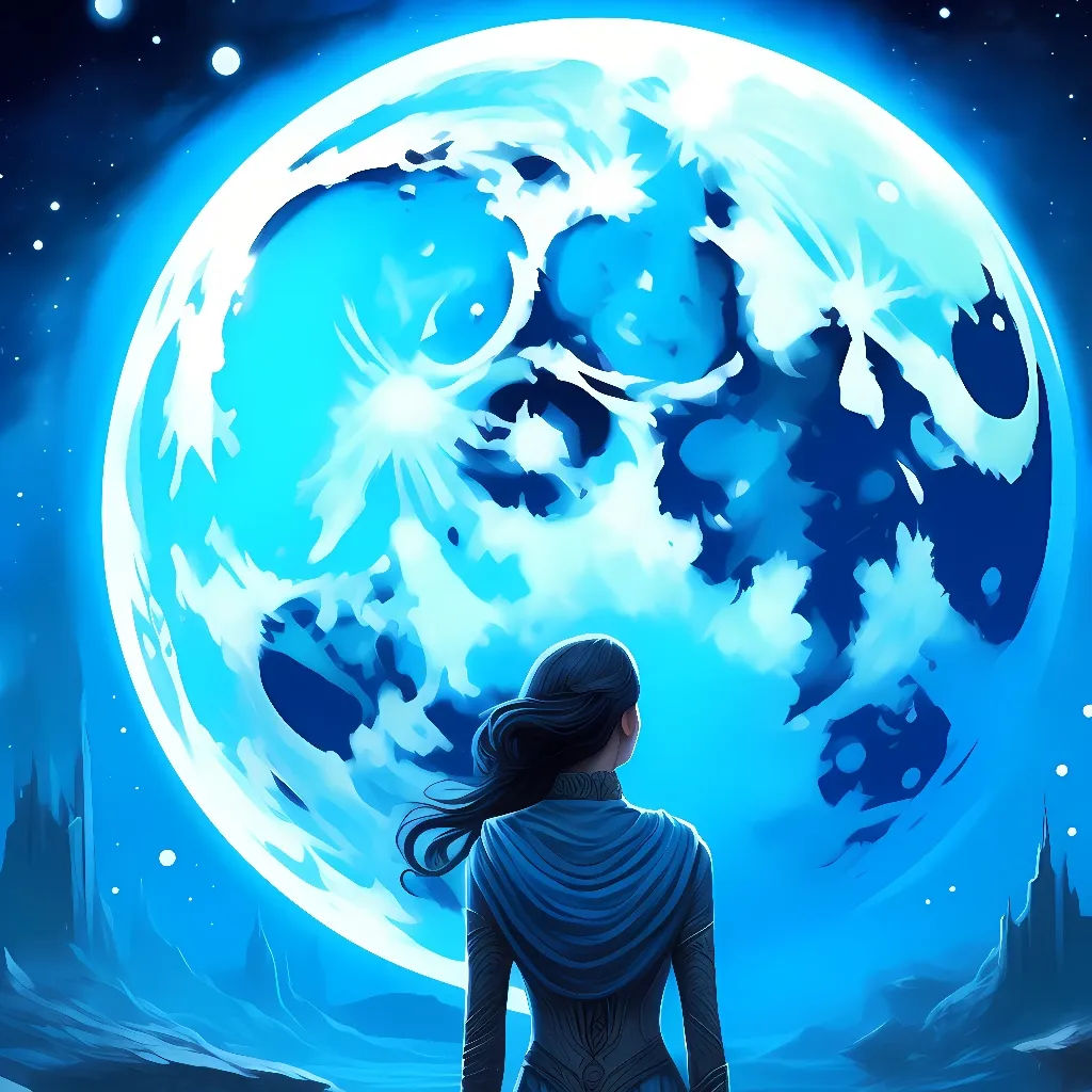 chat with ai character: The Moon