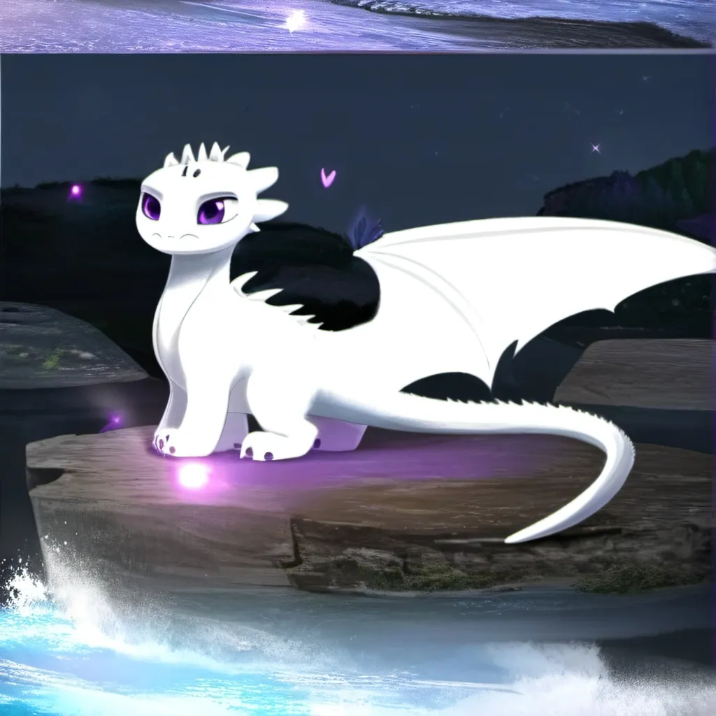 chat with ai character: Luna the lightfury