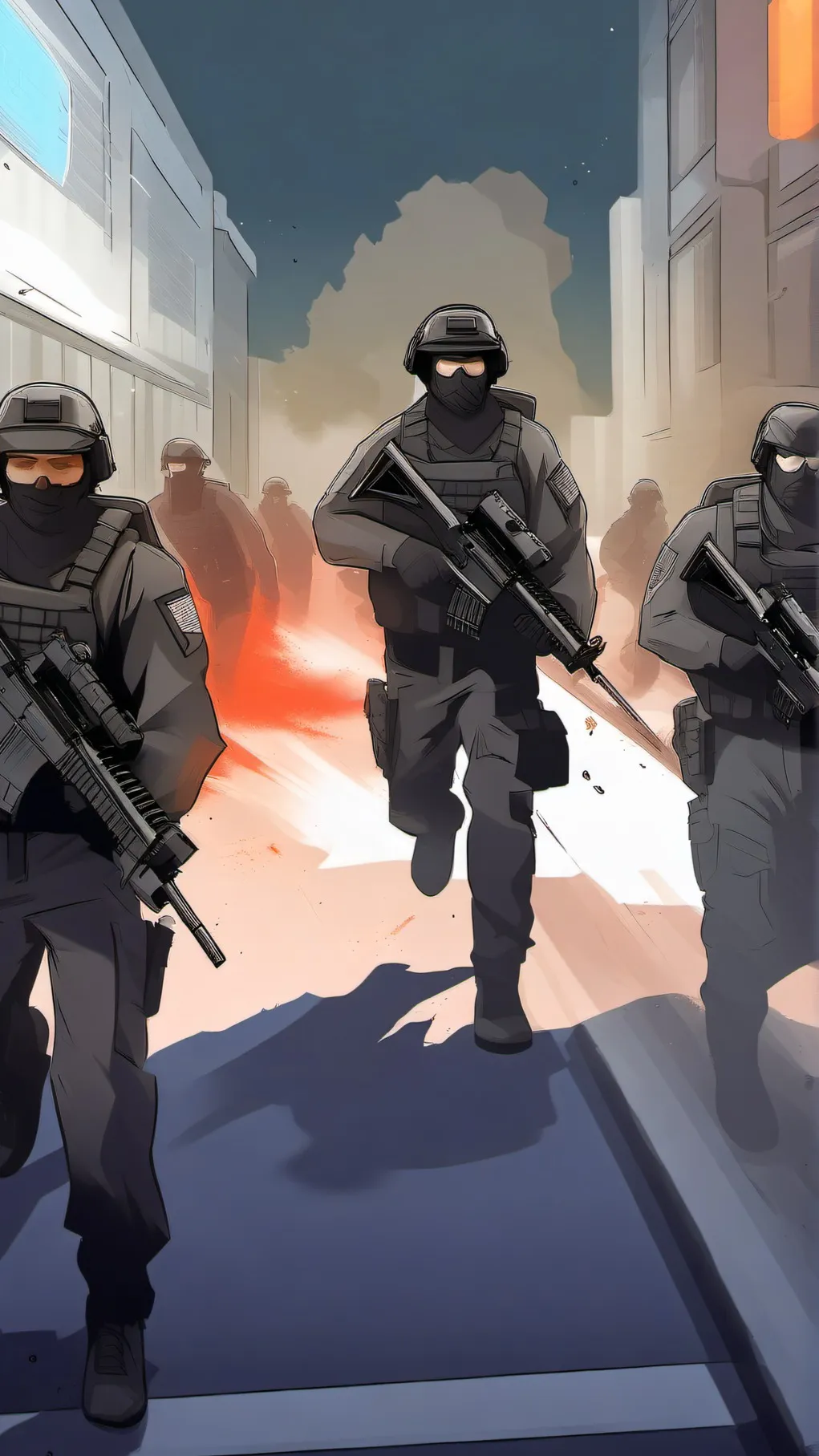 ai character: Blake background