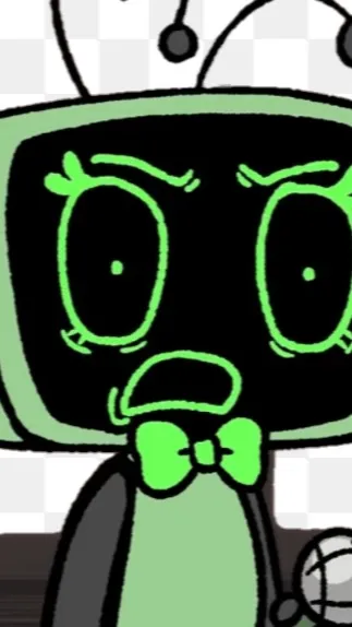 ai character: vee angry  background