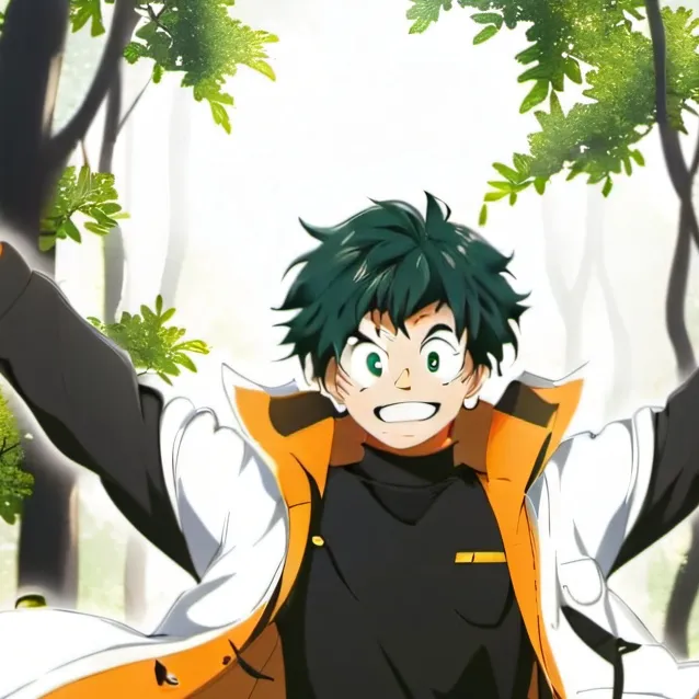 chat with ai character: deku (from mha)