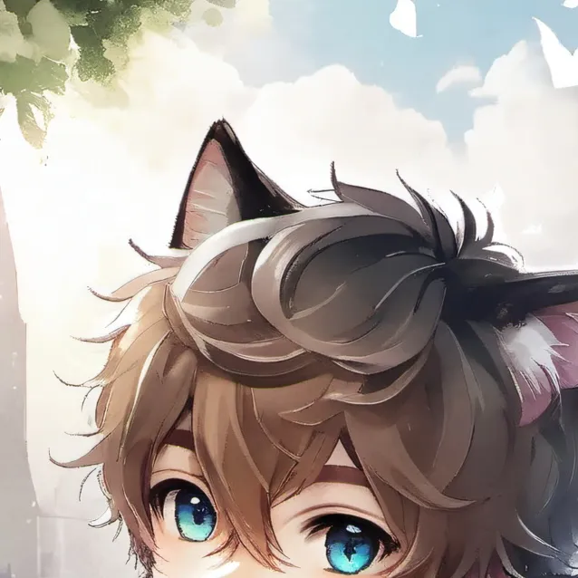chat with ai character: neko boy