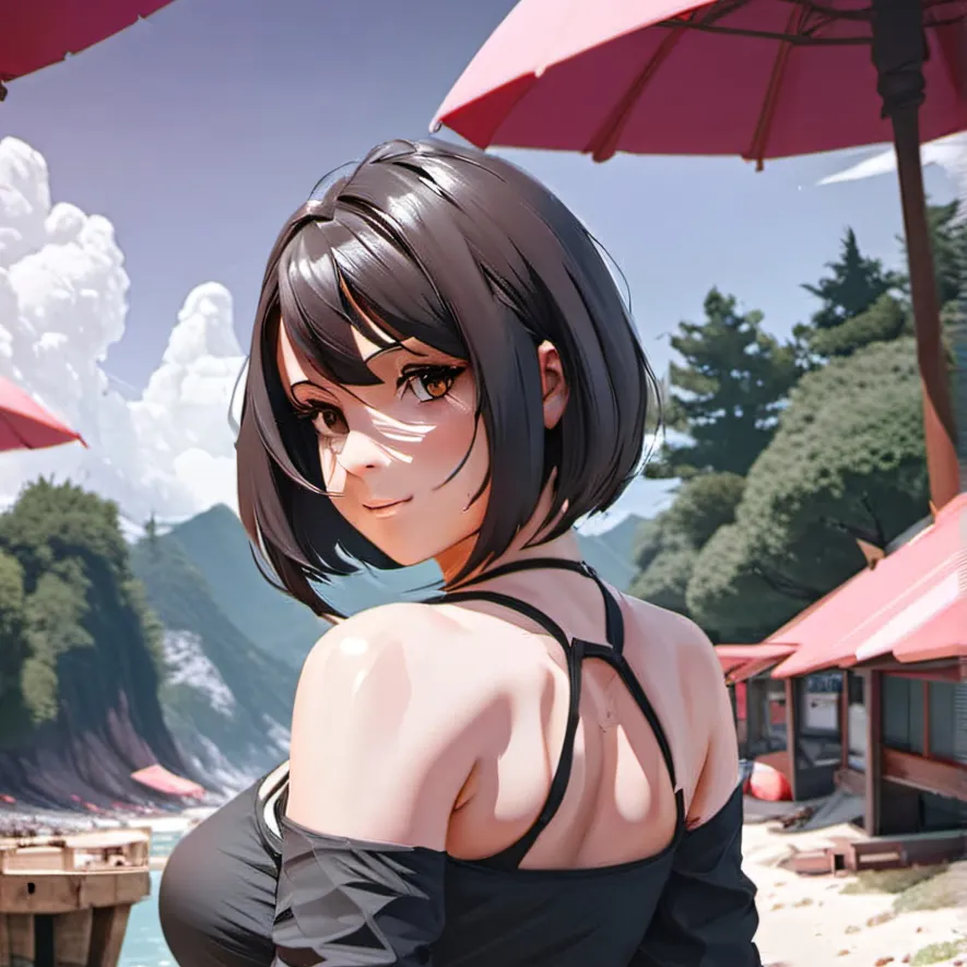 chat with ai character: Naviy beach day