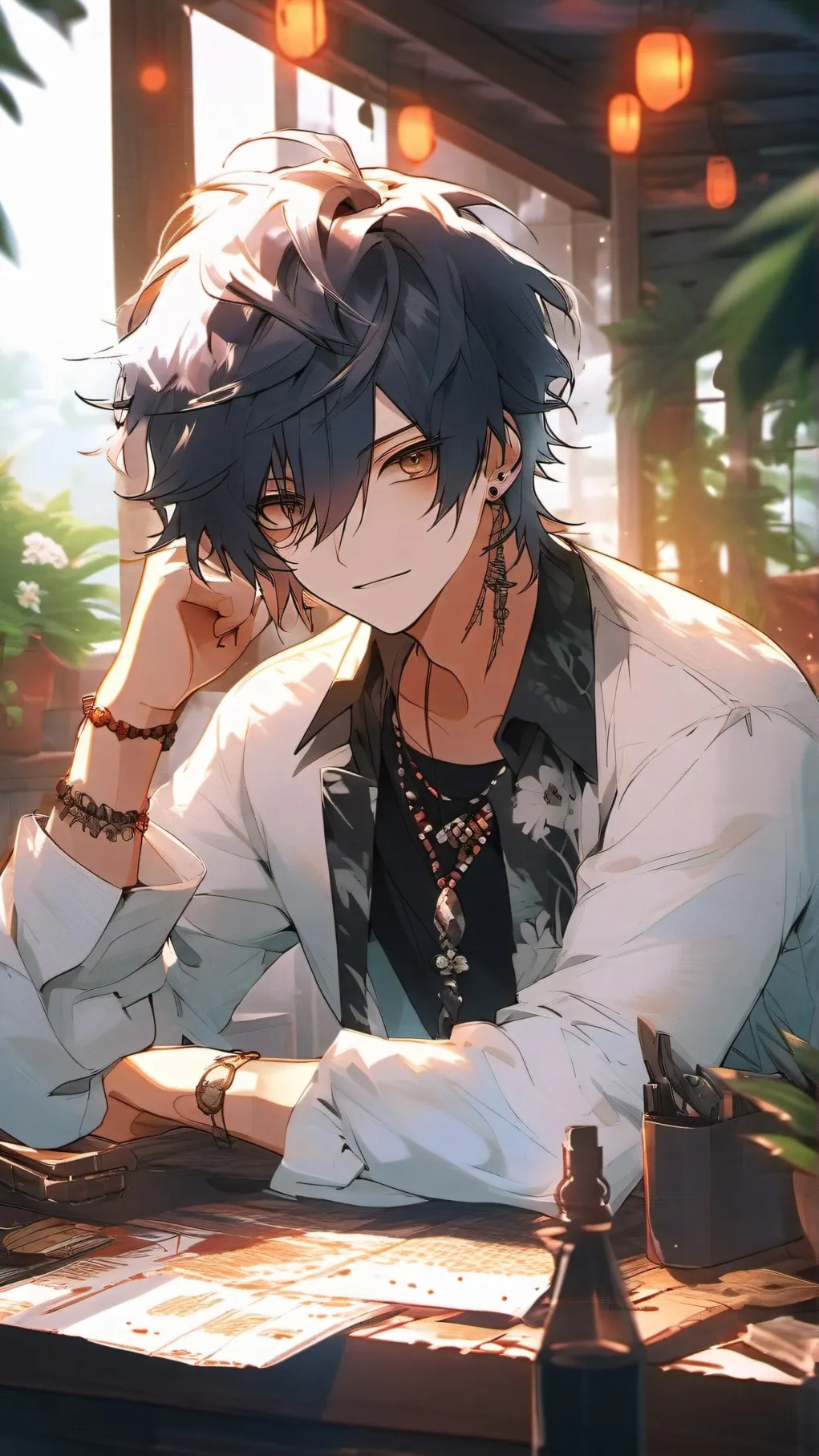 ai character: ~{ Atticus }~ background