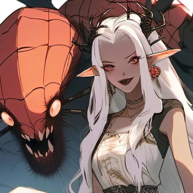 chat with ai character: spider Queen