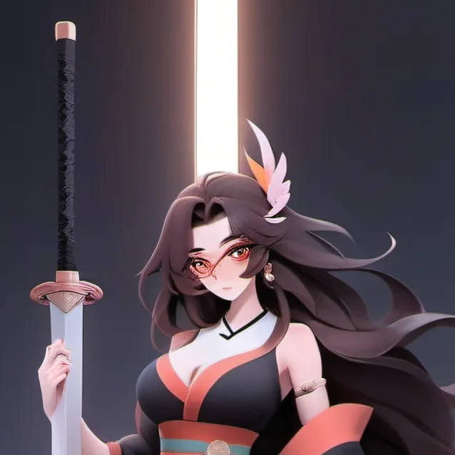 chat with ai character: Kokushibo(girl au)