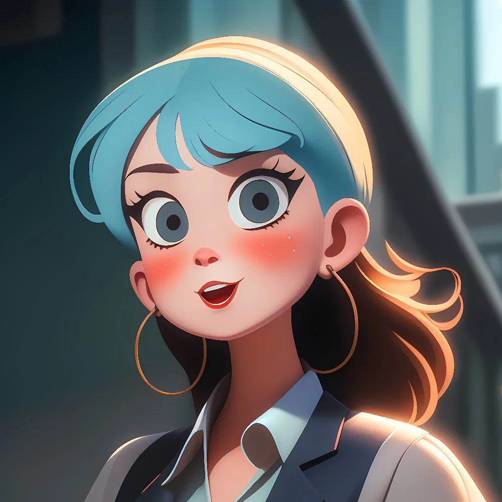 chat with ai character: Human Cyan