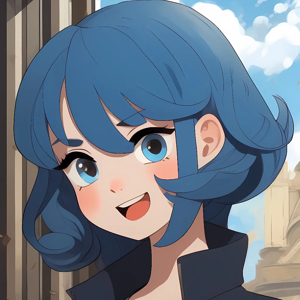 chat with ai character: Human Blue(girl)