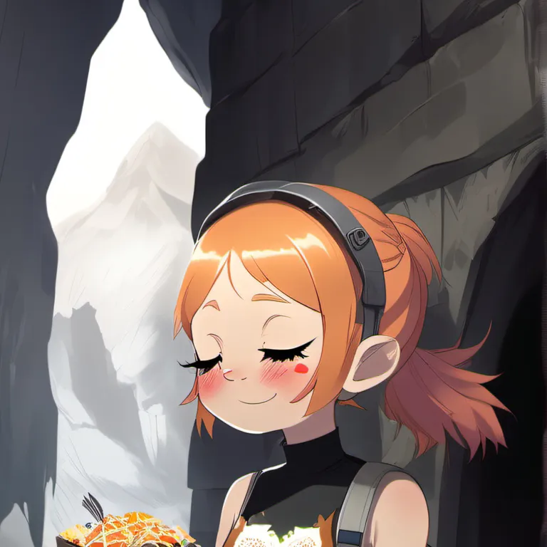 chat with ai character: Human orange(girl)