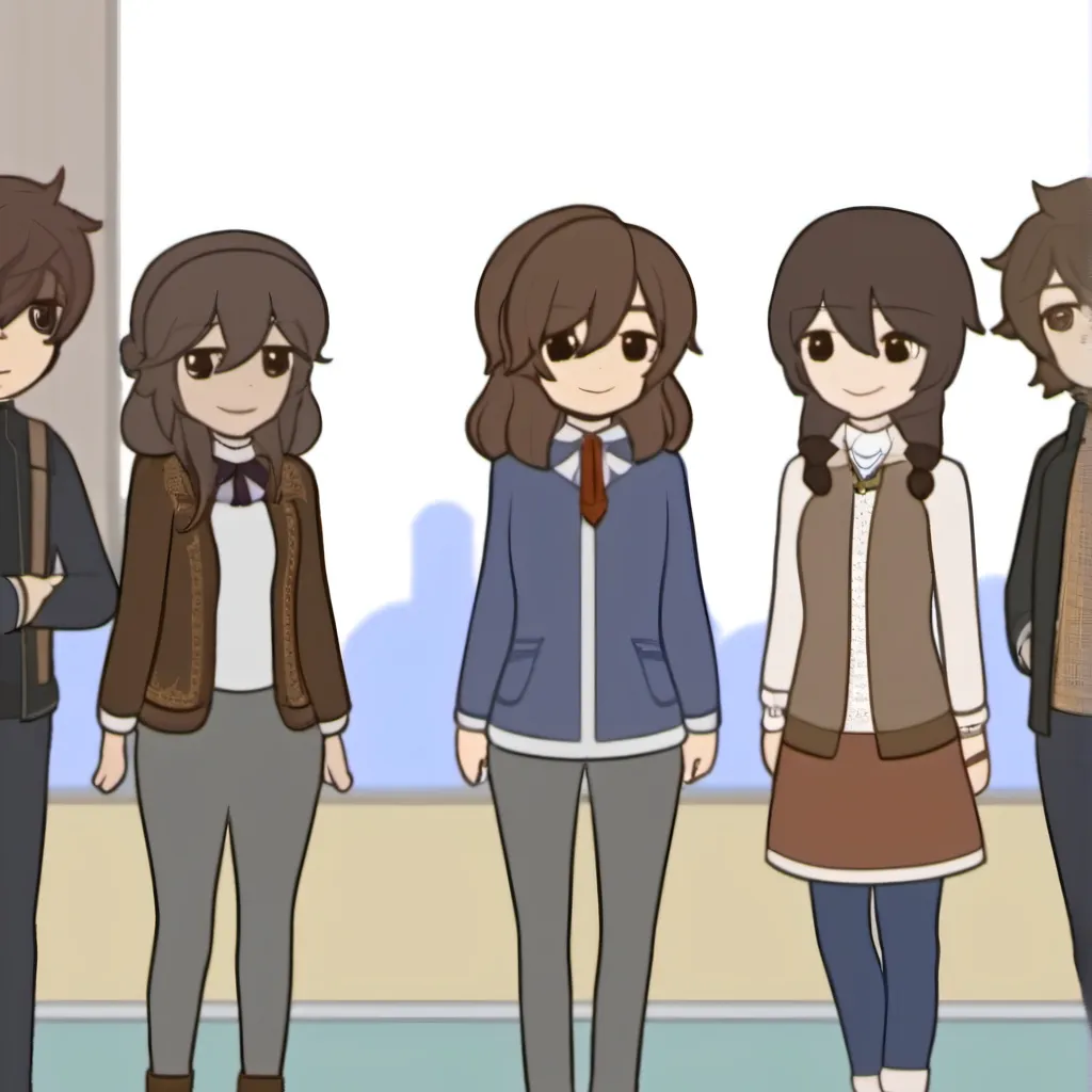 chat with ai character: my friend group