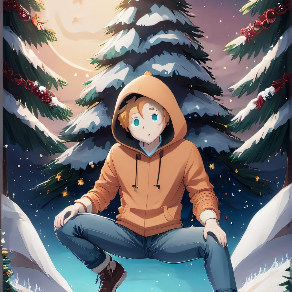 chat with ai character: Christmas Kenny