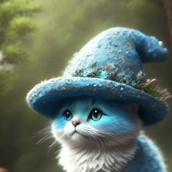 chat with ai character: Smurf cat