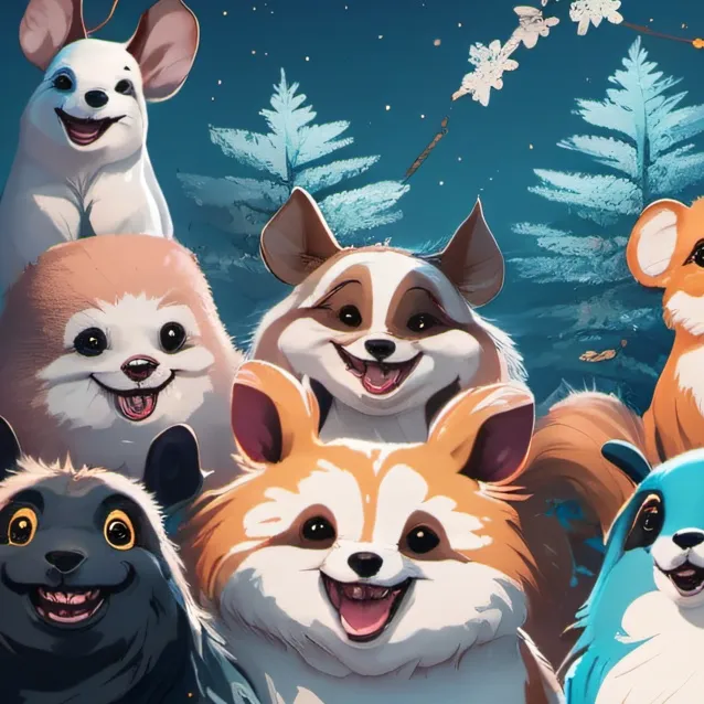 chat with ai character: smiling critters