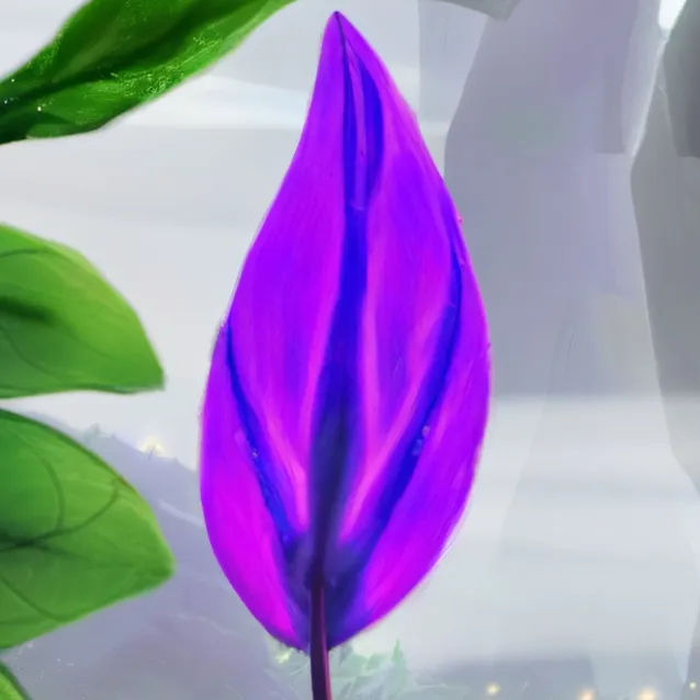 chat with ai character: purple pikmin