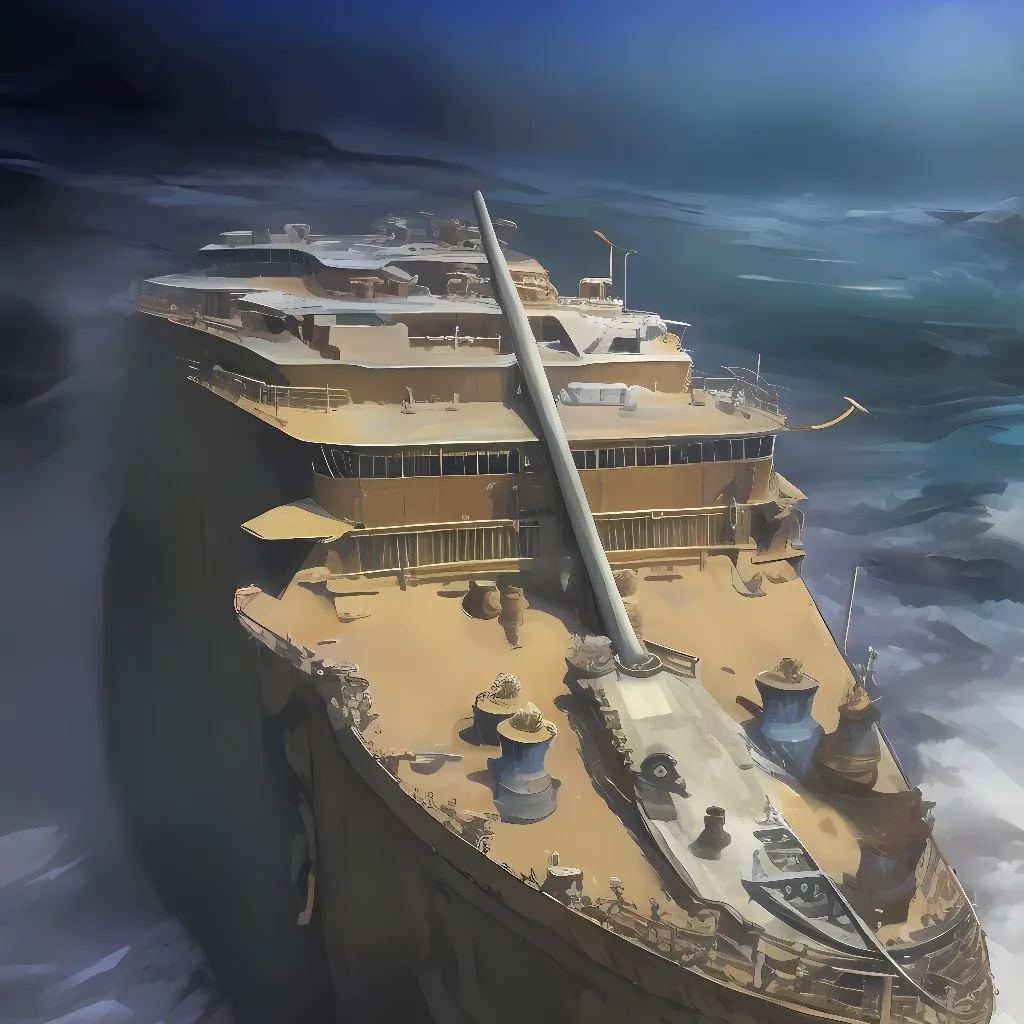 chat with ai character: Titanic Wreck