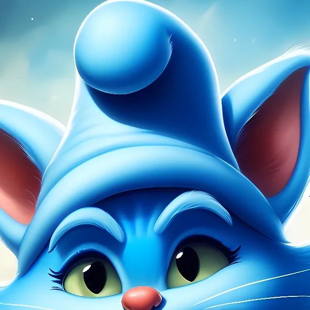 chat with ai character: Smurf cat