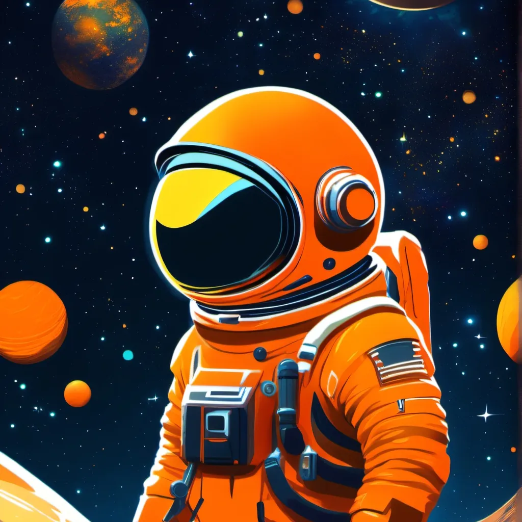 chat with ai character: orange crewmate