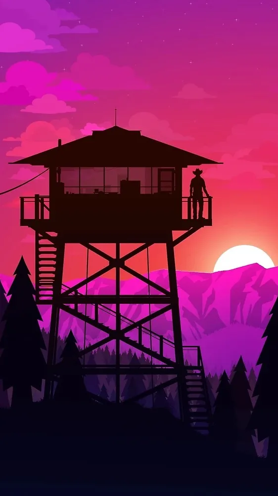 ai character: Fire Watch Lookout background