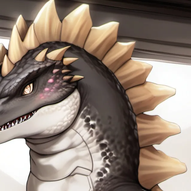 chat with ai character: female godzilla