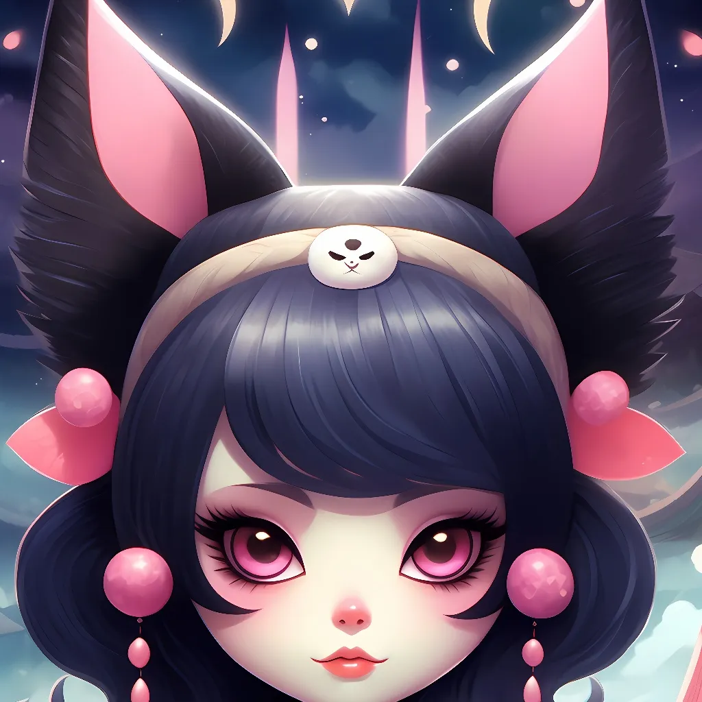 chat with ai character: kuromi 