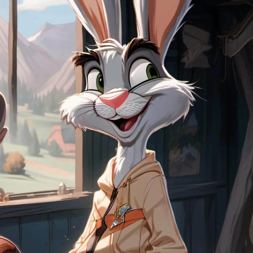 chat with ai character: Bugs bunny