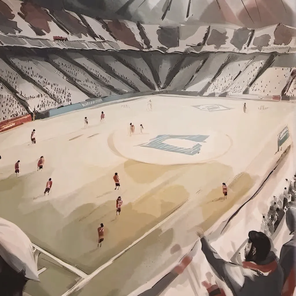 chat with ai character: MD stadium.