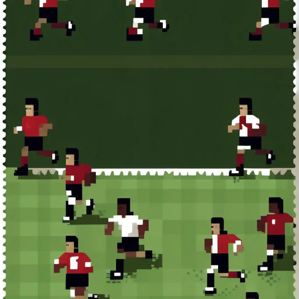 chat with ai character: Players running 